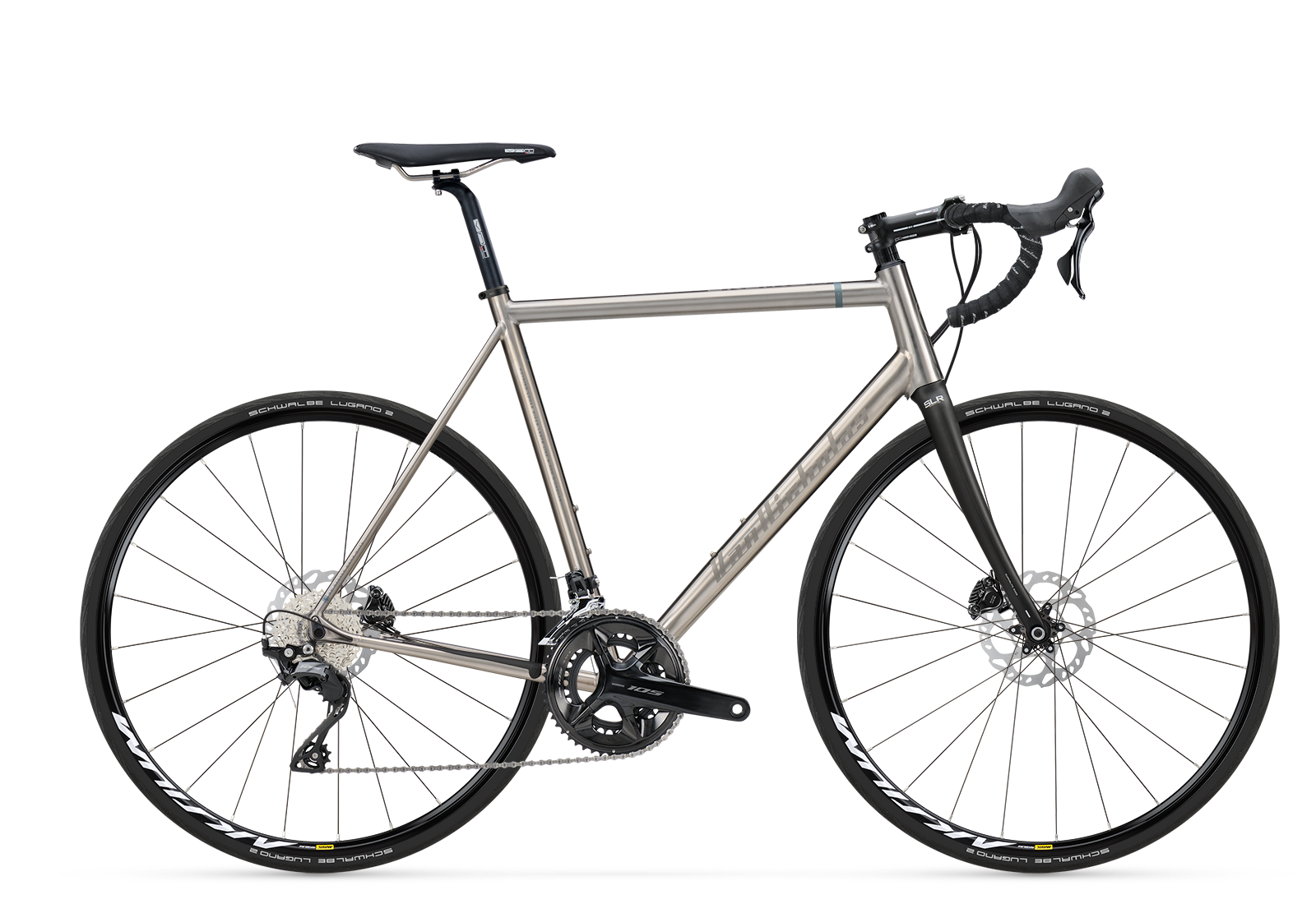 Titanium road cheap disc frame